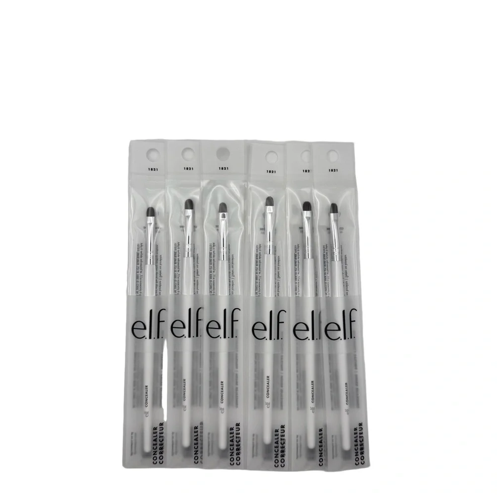 6-Pack e.l.f. Concealer Brush #1821 Professional Corrector Brushes New Sealed